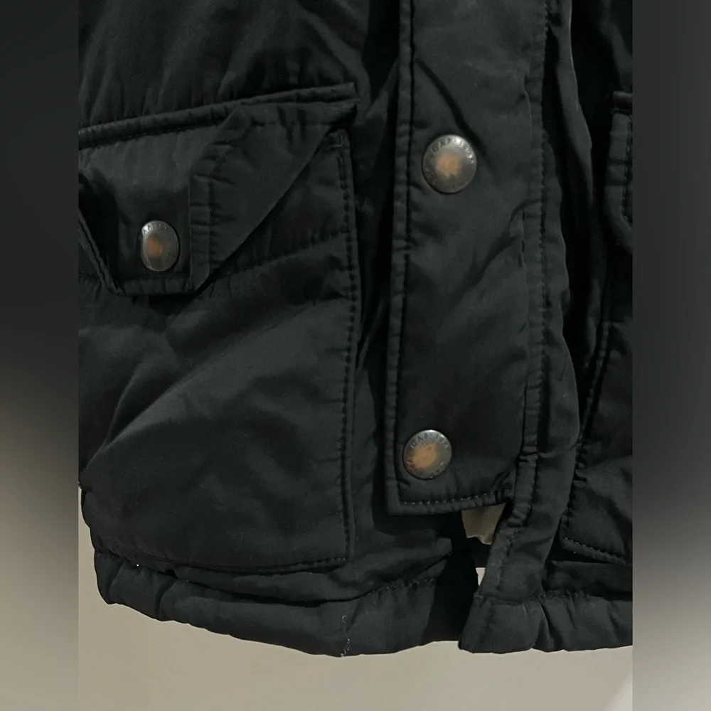 GAP Kids Black Puffer Jacket with Hood